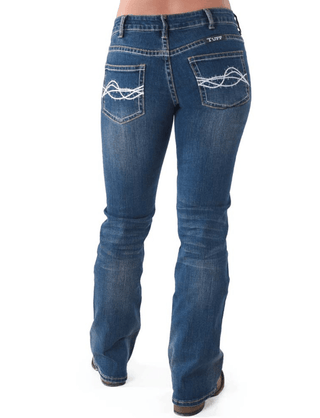 Cowgirl Tuff Don't Fence Me In Bootcut Jeans – Apparel from Bronco Western Supply Co.
