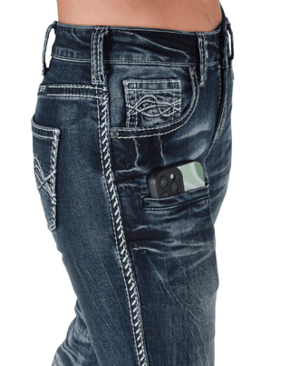 Cowgirl Tuff Firewater Trouser Jeans – Apparel from Bronco Western Supply Co.