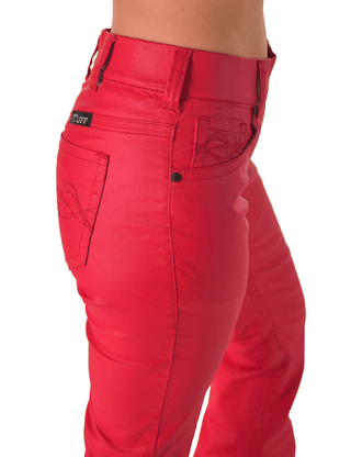 Cowgirl Tuff Flame Pull - On Trouser Jeans – Apparel from Bronco Western Supply Co.