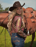 Cowgirl Tuff Garnet Glow Pullover Button Up - Apparel - Cowgirl Tuff Company - Bronco Western Supply Co.