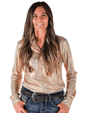 Cowgirl Tuff Golden Viper Pullover Button Up with Holographic Foil - Apparel - Cowgirl Tuff Company - Bronco Western Supply Co.