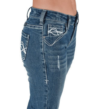 Cowgirl Tuff Honey Got Ripped II Bootcut Jeans – Apparel from Bronco Western Supply Co.