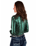 Cowgirl Tuff Jade Rodeo Royalty Pullover Button Up - Apparel - Cowgirl Tuff Company - Bronco Western Supply Co.