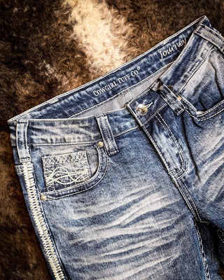 Cowgirl Tuff Journey Bootcut Jeans – Apparel from Bronco Western Supply Co.
