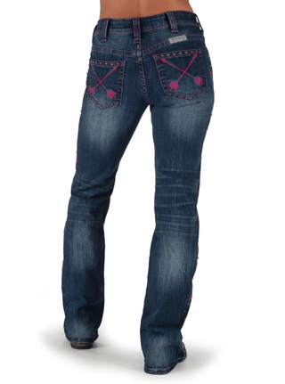 Cowgirl Tuff Pink Arrows Bootcut Jeans - Apparel - Cowgirl Tuff Company - Bronco Western Supply Co.