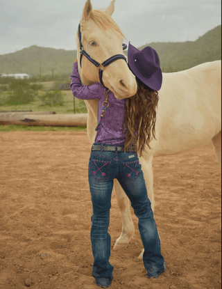 Cowgirl Tuff Pink Arrows Bootcut Jeans – Apparel from Bronco Western Supply Co.