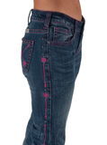 Cowgirl Tuff Pink Arrows Bootcut Jeans - Apparel - Cowgirl Tuff Company - Bronco Western Supply Co.