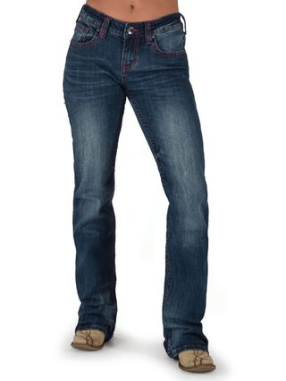 Cowgirl Tuff Pink Arrows Bootcut Jeans – Apparel from Bronco Western Supply Co.