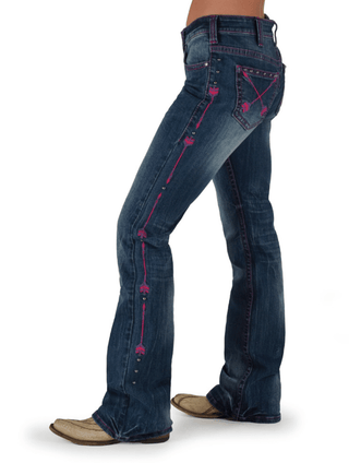 Cowgirl Tuff Pink Arrows Bootcut Jeans – Apparel from Bronco Western Supply Co.