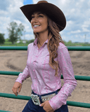 Cowgirl Tuff Pink Party Chrome Pullover Button Up - Apparel - Cowgirl Tuff Company - Bronco Western Supply Co.