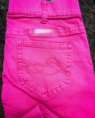 Cowgirl Tuff Pink Pull - On Trouser Jeans – Apparel from Bronco Western Supply Co.