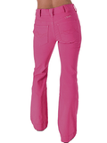 Cowgirl Tuff Pink Pull - On Trouser Jeans - Apparel - Cowgirl Tuff Company - Bronco Western Supply Co.