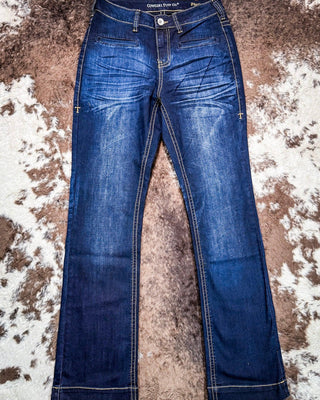 Cowgirl Tuff Platinum Bootcut Jeans – Apparel from Bronco Western Supply Co.
