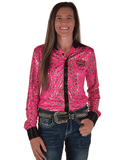 Cowgirl Tuff Prowling in Pink Pullover Button Up - Apparel - Cowgirl Tuff Company - Bronco Western Supply Co.