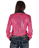 Cowgirl Tuff Prowling in Pink Pullover Button Up - Apparel - Cowgirl Tuff Company - Bronco Western Supply Co.