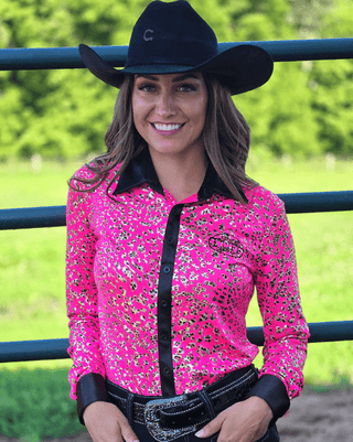 Cowgirl Tuff Prowling in Pink Pullover Button Up – Apparel from Bronco Western Supply Co.