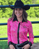 Cowgirl Tuff Prowling in Pink Pullover Button Up - Apparel - Cowgirl Tuff Company - Bronco Western Supply Co.