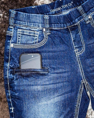 Cowgirl Tuff Pull - On Buck Off Trouser – Apparel from Bronco Western Supply Co.