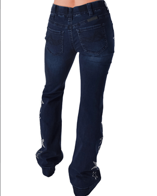 Cowgirl Tuff Pull - On Star Trouser – Apparel from Bronco Western Supply Co.