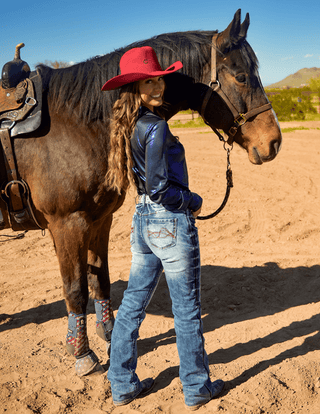 Cowgirl Tuff Red Roan Bootcut Jeans – Apparel from Bronco Western Supply Co.