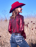 Cowgirl Tuff Ruby Ridge Metallic Pullover Button Up - Apparel - Cowgirl Tuff Company - Bronco Western Supply Co.