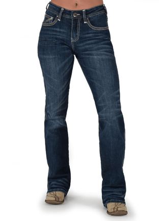 Cowgirl Tuff Rusty Barbed Wire Bootcut Jeans - Apparel - Cowgirl Tuff Company - Bronco Western Supply Co.