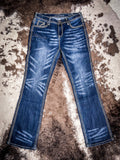 Cowgirl Tuff Rusty Barbed Wire Bootcut Jeans - Apparel - Cowgirl Tuff Company - Bronco Western Supply Co.