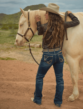 Cowgirl Tuff Rusty Barbed Wire Bootcut Jeans – Apparel from Bronco Western Supply Co.