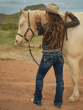 Cowgirl Tuff Rusty Barbed Wire Bootcut Jeans - Apparel - Cowgirl Tuff Company - Bronco Western Supply Co.