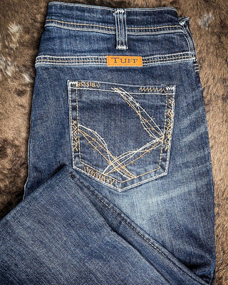 Cowgirl Tuff Rusty Barbed Wire Bootcut Jeans – Apparel from Bronco Western Supply Co.