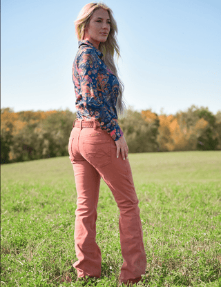 Cowgirl Tuff Rusty Pull - On Trouser Jeans – Apparel from Bronco Western Supply Co.