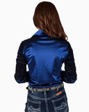 Cowgirl Tuff Sapphire Velvet Pullover Button Up - Apparel - Cowgirl Tuff Company - Bronco Western Supply Co.