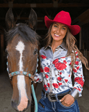 Cowgirl Tuff Smokey Rose Pullover Button Up - Apparel - Cowgirl Tuff Company - Bronco Western Supply Co.