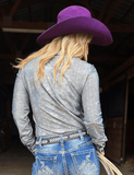 Cowgirl Tuff Steel Serpent Pullover Button Up with Holographic Foil - Apparel - Cowgirl Tuff Company - Bronco Western Supply Co.