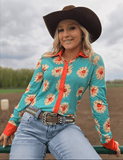Cowgirl Tuff Sweet Daisy Darling Pullover Button Up - Apparel - Cowgirl Tuff Company - Bronco Western Supply Co.