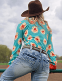 Cowgirl Tuff Sweet Daisy Darling Pullover Button Up - Apparel - Cowgirl Tuff Company - Bronco Western Supply Co.