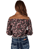 Cowgirl Tuff Tan Paisley Trail Pullover Button Up - Apparel - Cowgirl Tuff Company - Bronco Western Supply Co.
