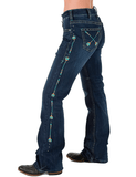 Cowgirl Tuff Turquoise Arrows Bootcut Jeans - Apparel - Cowgirl Tuff Company - Bronco Western Supply Co.