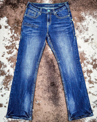 Cowgirl Tuff Turquoise Arrows Bootcut Jeans – Apparel from Bronco Western Supply Co.