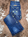 Cowgirl Tuff Turquoise Arrows Bootcut Jeans - Apparel - Cowgirl Tuff Company - Bronco Western Supply Co.