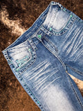 Cowgirl Tuff Turquoise DFMI Bootcut Jeans - Apparel - Cowgirl Tuff Company - Bronco Western Supply Co.