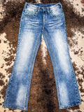 Cowgirl Tuff Turquoise DFMI Bootcut Jeans - Apparel - Cowgirl Tuff Company - Bronco Western Supply Co.