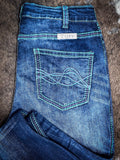 Cowgirl Tuff Turquoise Hurricane Trouser Jeans - Apparel - Cowgirl Tuff Company - Bronco Western Supply Co.