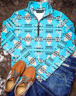 “I’ll just wear it once this week”... yeah, that's a lie 😂

The Laramie Kreek Pullover is a need! Buttery soft, fitted (size up for a relaxed vibe), and bold in all the right ways.

Pair it with your favorite Cowgirl Tuff jeans, a pair of Twisted X kicks, and boom—instant western fall outfit. 💥

This one's a go-to for rodeo weekends, bonfire nights, and cozy days when you still wanna look cute.