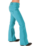 Cowgirl Tuff Turquoise Pull - On Trouser Jeans - Apparel - Cowgirl Tuff Company - Bronco Western Supply Co.