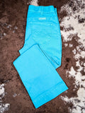 Cowgirl Tuff Turquoise Pull - On Trouser Jeans - Apparel - Cowgirl Tuff Company - Bronco Western Supply Co.