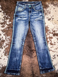 Cowgirl Tuff Twisted Turquoise Bootcut Jeans - Apparel - Cowgirl Tuff Company - Bronco Western Supply Co.