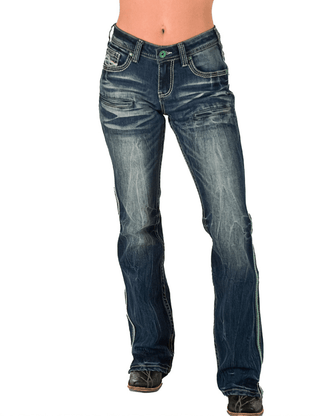 Cowgirl Tuff Twisted Turquoise Bootcut Jeans – Apparel from Bronco Western Supply Co.