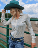 Cowgirl Tuff White Party Chrome Pullover Button Up - Apparel - Cowgirl Tuff Company - Bronco Western Supply Co.