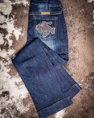 Cowgirl Tuff Wild & Wooly Relaxed Bootcut Jeans – Apparel from Bronco Western Supply Co.
